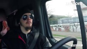 Blonde Beauty Lena Takes a Wild Ride in the Backseat - LETSDOEIT