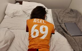 Turkish Stepsister Football Fan Loves to Fuck in Jersey of Galatasaray