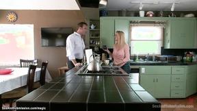 ”Step Daddy fucking brunette in bdsm”