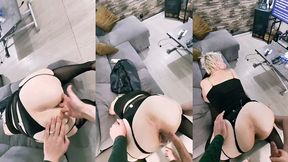 je rentre du repas de noel et me fait fourre le cul comme une bonne salope