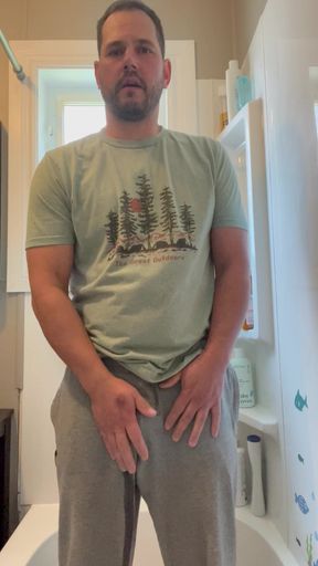 Pee sweatpants