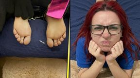 Foot Tickling on “No Ticklish” Argentine Girl - Glove and Oil, More Intense | Part 2 - HDR