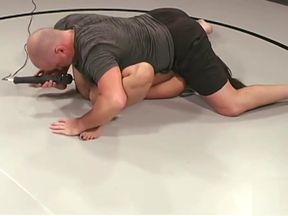 Extremely rare bondage wrestling, struggling, and rough fuck