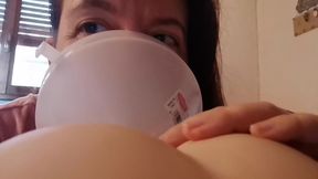 my friend farts in my face using a funnel 4k