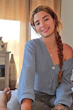 His Stepfather Keeps a Secret From His Stepdaughter in Exchange for an Intense Fuck. Amateur!!