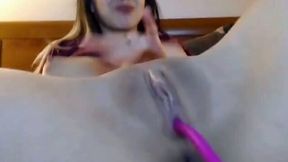 horny teen has her first time on webcam