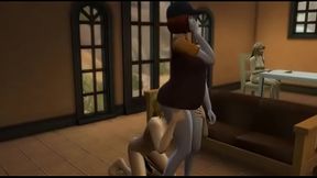 Sims 4 Fucking the Pizza Delivery Girl
