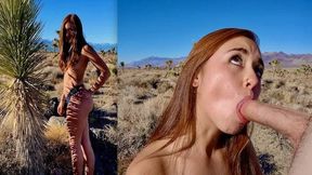 Desert Goddess Nymph Craves Human Cock