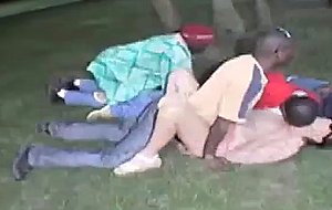 French wife nadine takes all in the park