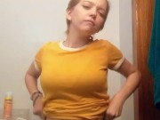 Tiny Babe Undressing For You