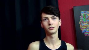 Slim Twink Benjamin on Set
