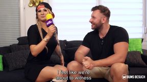 Bums Besuch - Josy Black Enjoys Interracial Fuck With Amateur 1 - Josy Black