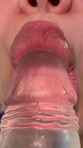 AWESOME SPITTING MOUTH LATINA  Ebony big mouth   Clip 2