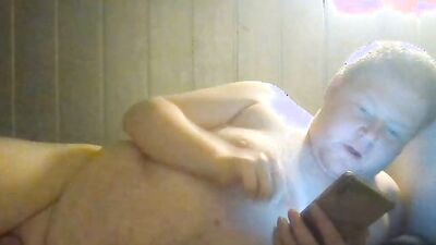 Fat boy is mega horny