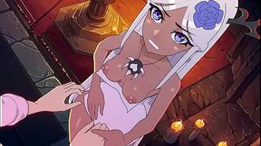 Animacion fluida de morena (@amplected)