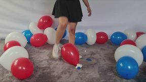 4th of July popping in USA Converse