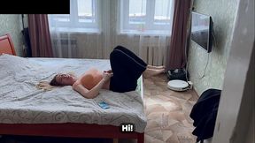 My step dad'_s girlfriend is either a complete idiot or she wanted me to fuck her!!