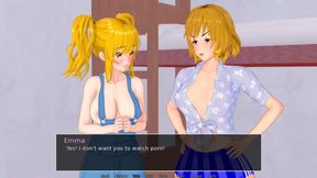 Horny student gets a surprise anal fuck by the strict teacher