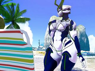 Warframe Hildryn Beach Giant Cock Face Screw - Fansly Preview - VRChat ERP