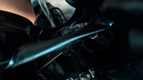 Peeing on my Rubber Gimp