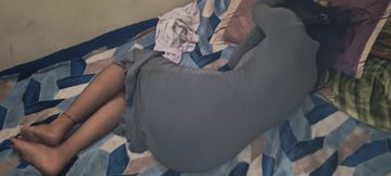 I shared the bed with the step sister and then inserted my penis inside her pussy.