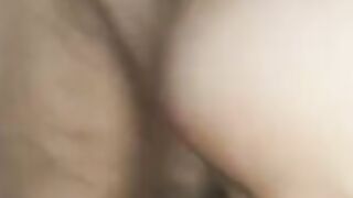 Face pounded  back shots while her BF at work