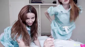 Steamy Stepsister Seduction: Maya Kendrick & Vanna Bardot's Wild Night