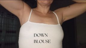 Down blouse