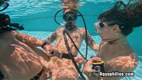 Aquaphilias- Underwater Fetish Steve Interrupts Kelli Curtis Indica Fetish Hot Girl-Girl Sex and turns into a soaking wet threesome