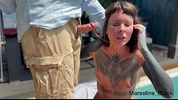 The master showered me with golden rain, fucked my ass, and cum on my face (Part 1)
