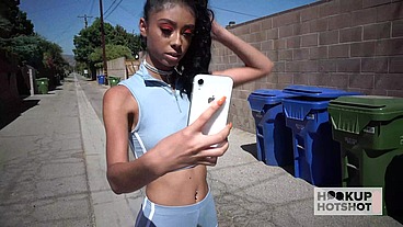 Brunette Supermodel Jada Doll Hooks Up With Bryan Gozzling!