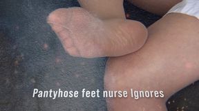 Nurse Eve in Pantyhose Ignores her Patient 01