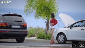 Auto scam gets gold digger Scarlett Domingo laid Premium Edit Only Gold Digger