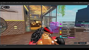 Curvy futanari black girl gets oiled and fucked raw