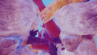 THREE HUGE FURRY FUN WITH MY SEXwife