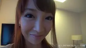 Naughty teen Rin Misuzu gets licked and rides massive schlong 4