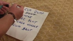 Cuckold Hubby Made To Watch His Wife Humiliated With Bodywriting Then Gang Fucked! (1st half mp4 sd)