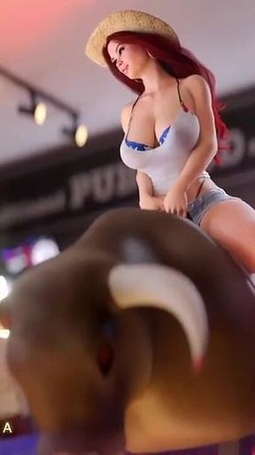 Apocalust - Part 29 Cowgirl Redhead Ride! by Loveskysan69