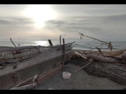 Girlfriend handjob my cock on the public nude beach in front of many strangers - MissCreamy