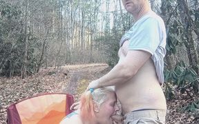 Outdoor Sucking Leafs to Anal Pumping on the Car Rough and Hard
