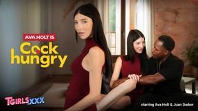 ”TGIRLS XXX - Ava Holt is Meat Hungry”