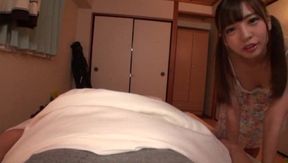Naughty Teen 18+ Rides Rock-Hard Cock in Steamy Bedroom Ride