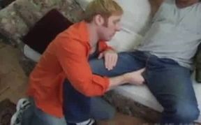 Redhead Gay Blows Straight Silver Fox in NYC