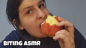 ASMR Apple Biting & Crunching - Mouth Sounds
