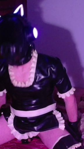Rubber Maid Slut Training   Clip 1