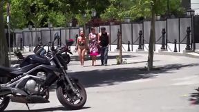 Blond Bombshell Selvaggia Goes All Out In Public: Double Penetration, Fisting, & Humiliation With Tina Kay