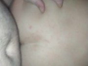 Horny Daddy Fucks His 19yo Stepson's Tight Pink Ass Bareback Before Bedtime and Gapes It Wide