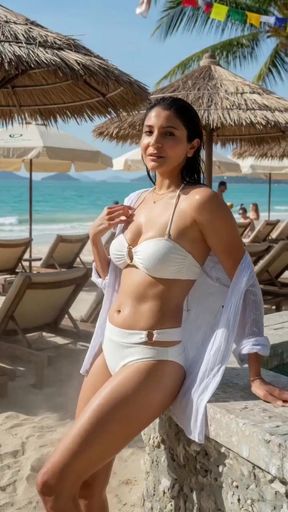 Desi bollywood babe teases in slutty attire