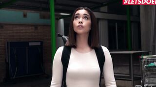 HORNYHOSTEL - (Ginebra Bellucci, Jesus Reyes) - Long Boobs 19 Yo Gets Her Bushy Snatch Fuck Deep By Ebony Dick