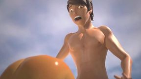 Beach Fuck: Slick Chick Takes Dick in Her Juicy Cunt in 3D!